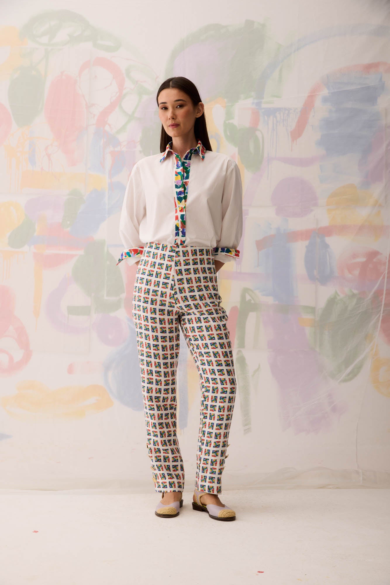 Checkered pants