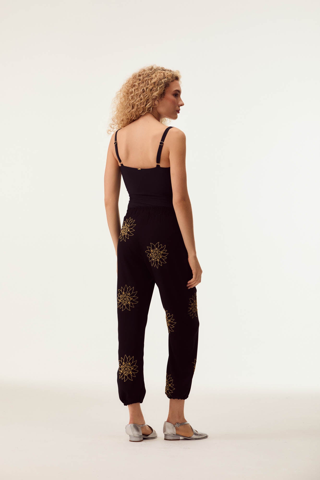 Solar Eclipse Embroidered Trousers