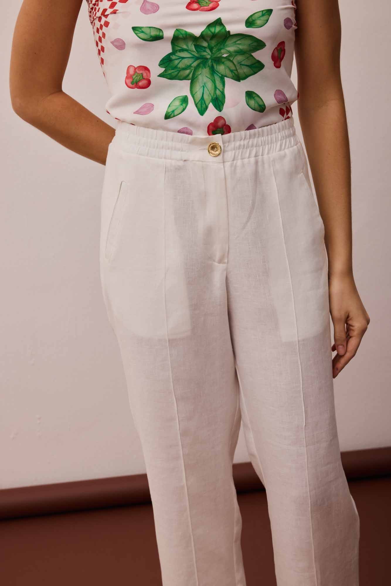 Calça Alfaiataria Branca