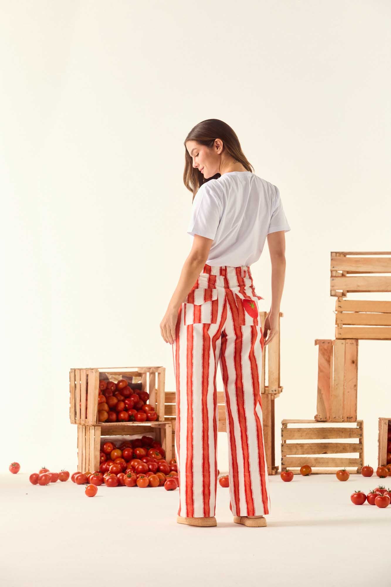 Roman Curve Twill Trousers