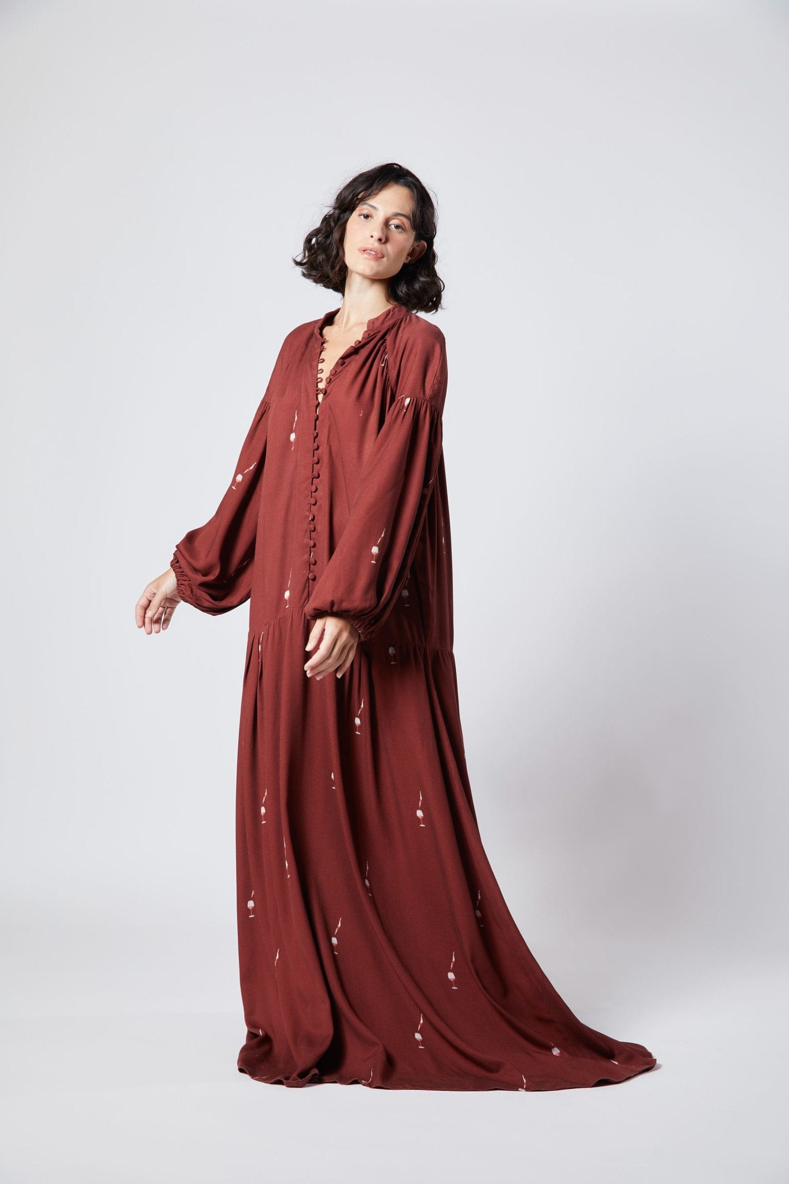 Vestido Abotoamento Est. Mergulhadora