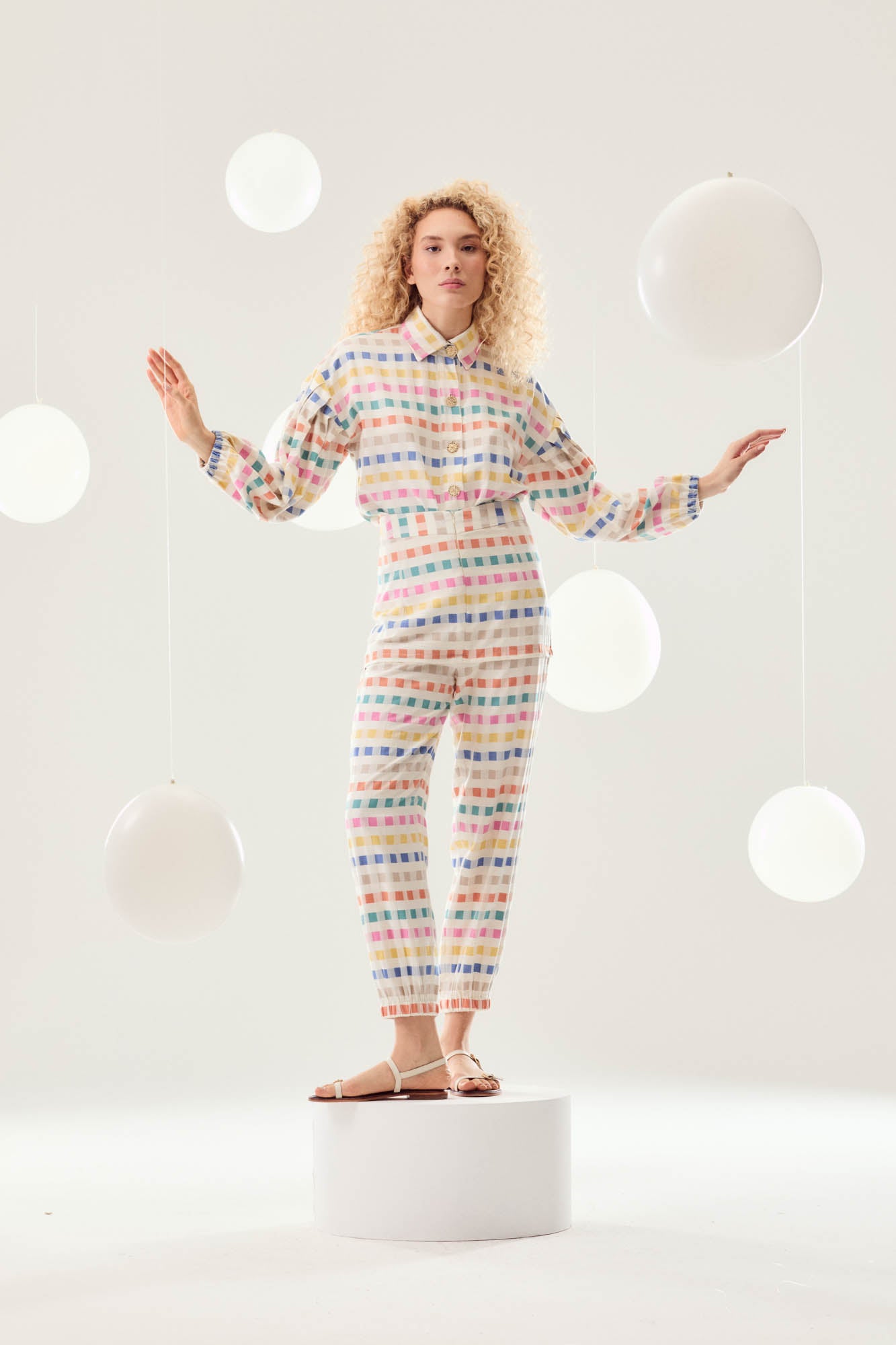 Mg Pleated Plaid Astral Shirt