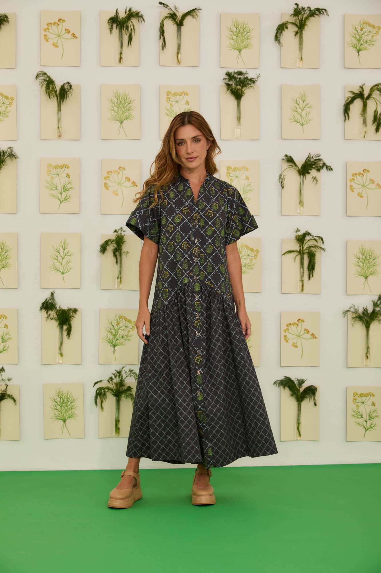 Dill Wave Dress