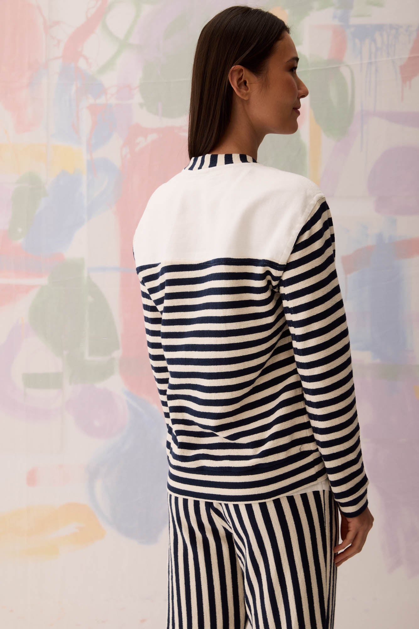 Linen Cutout Cardigan