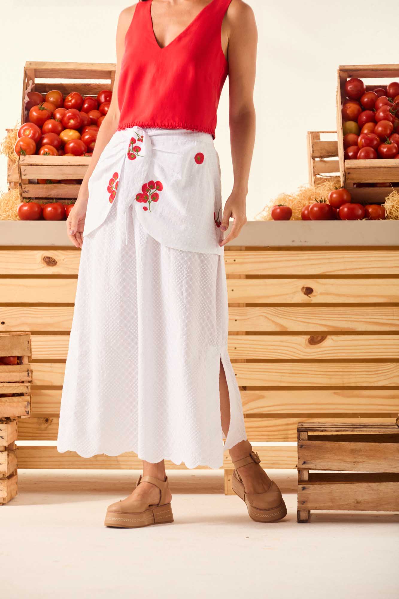 Pomodorino Laise Skirt