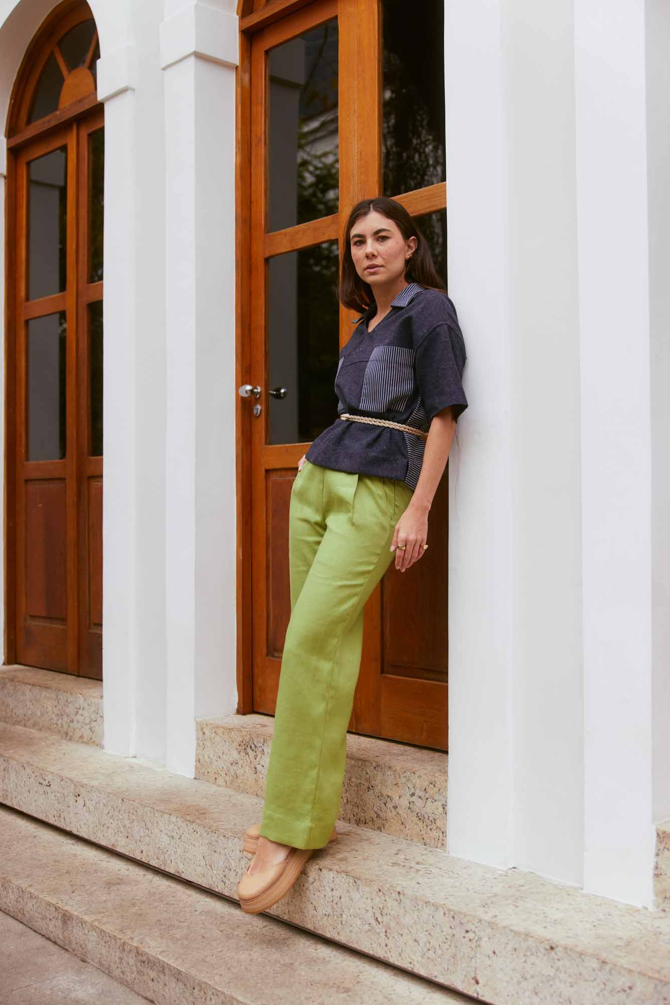 Calça Pala Verde Oliveira