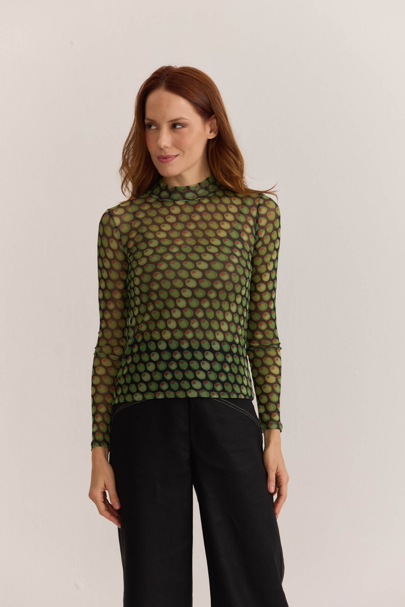 Blusa Tule Martini Poá