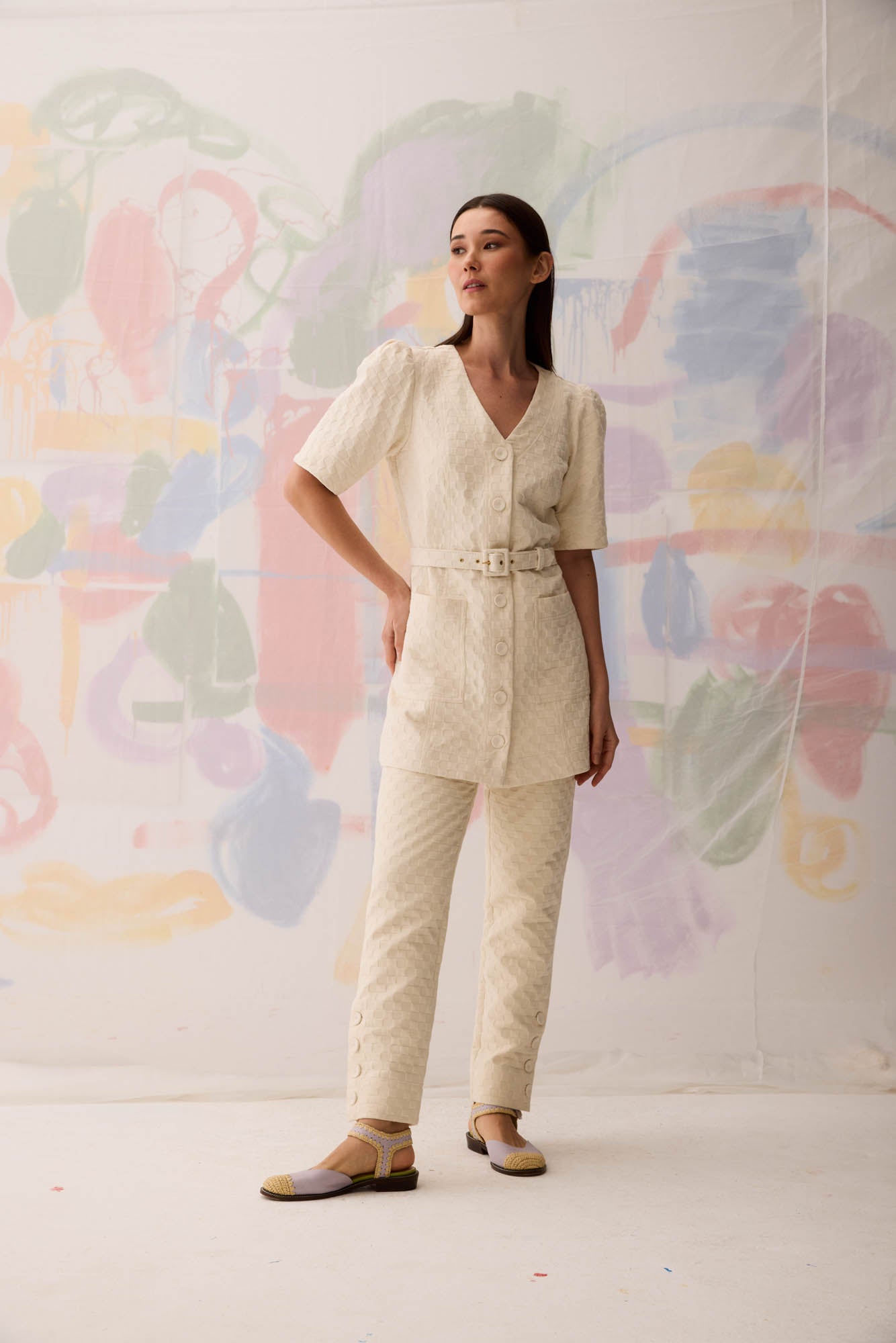 Canvas Vest Dress