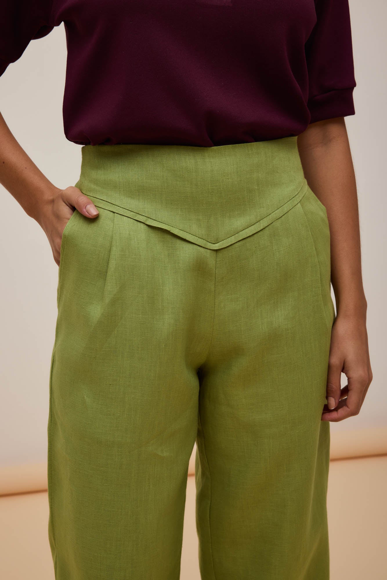 Calça Pala Verde Oliveira