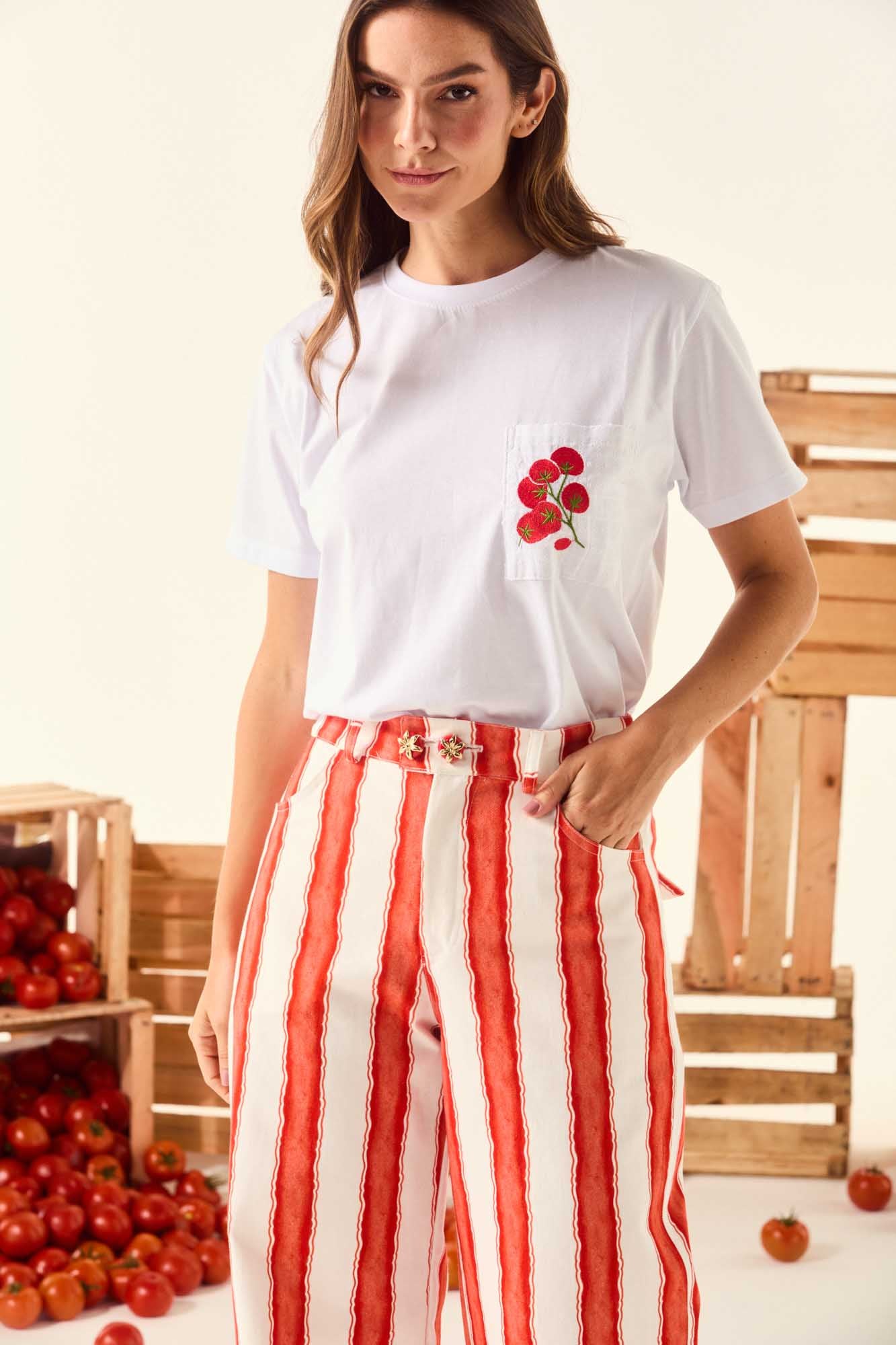 Roman Curve Twill Trousers