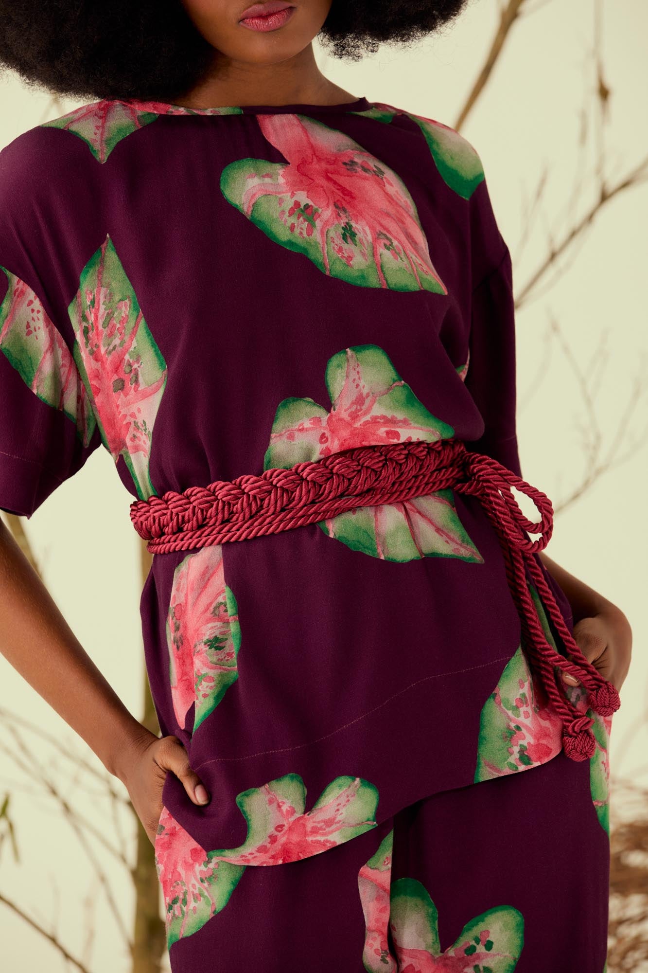 Wine Rope Belt