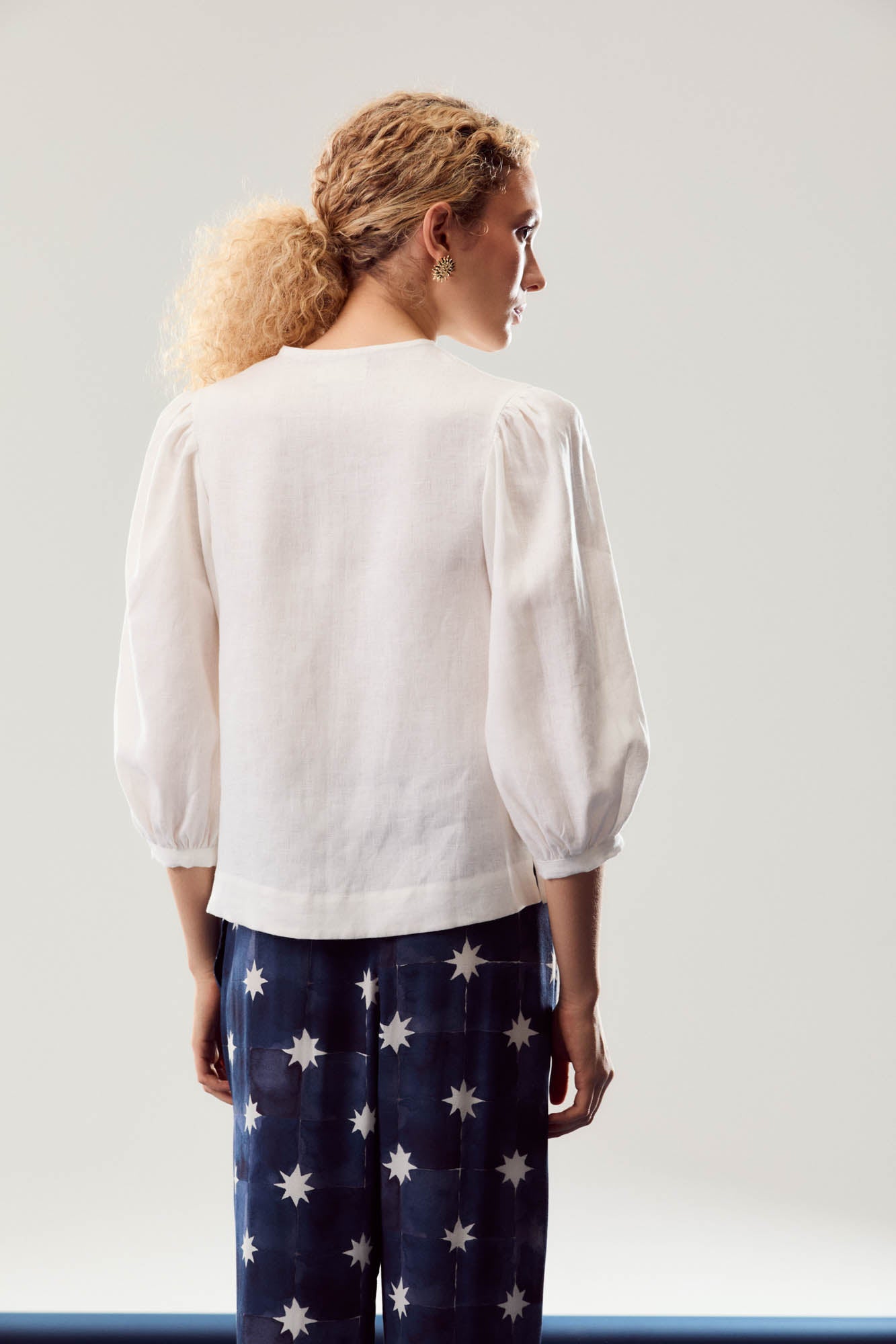 Saturn Button-Down Blouse