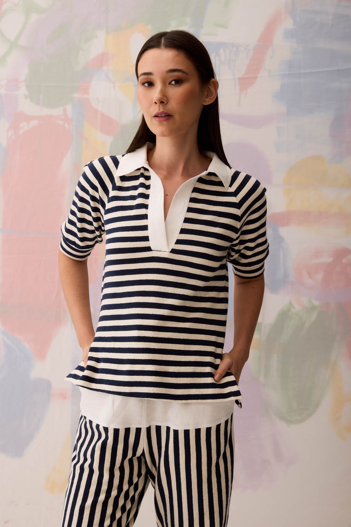 Polo Neck T-Shirt