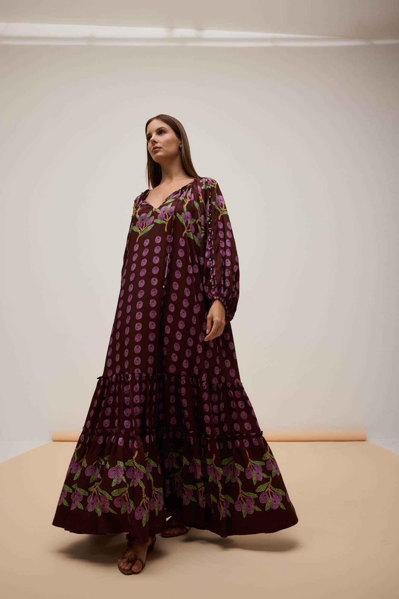 Vestido Maxi Oliva