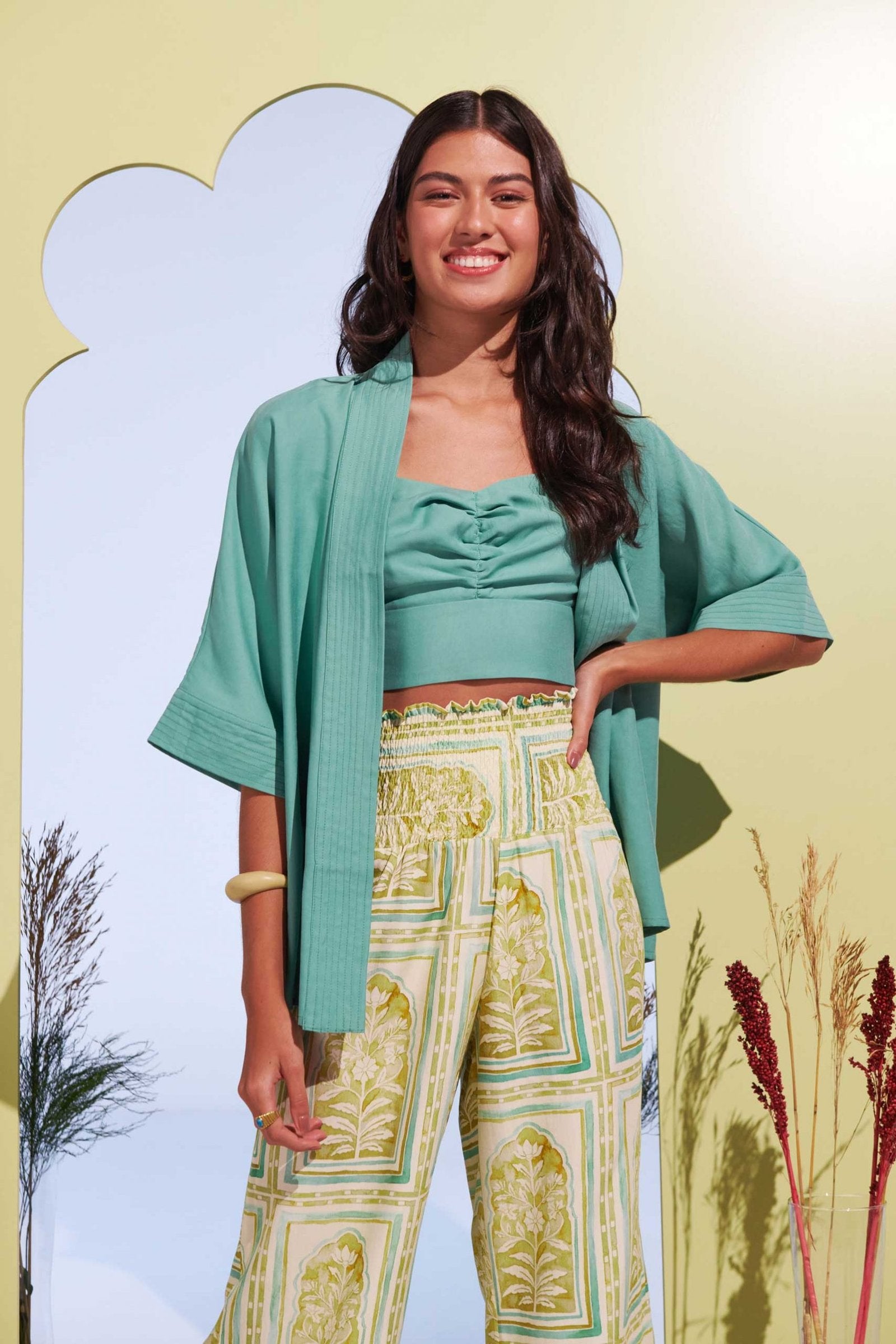 Kimono Turquesa