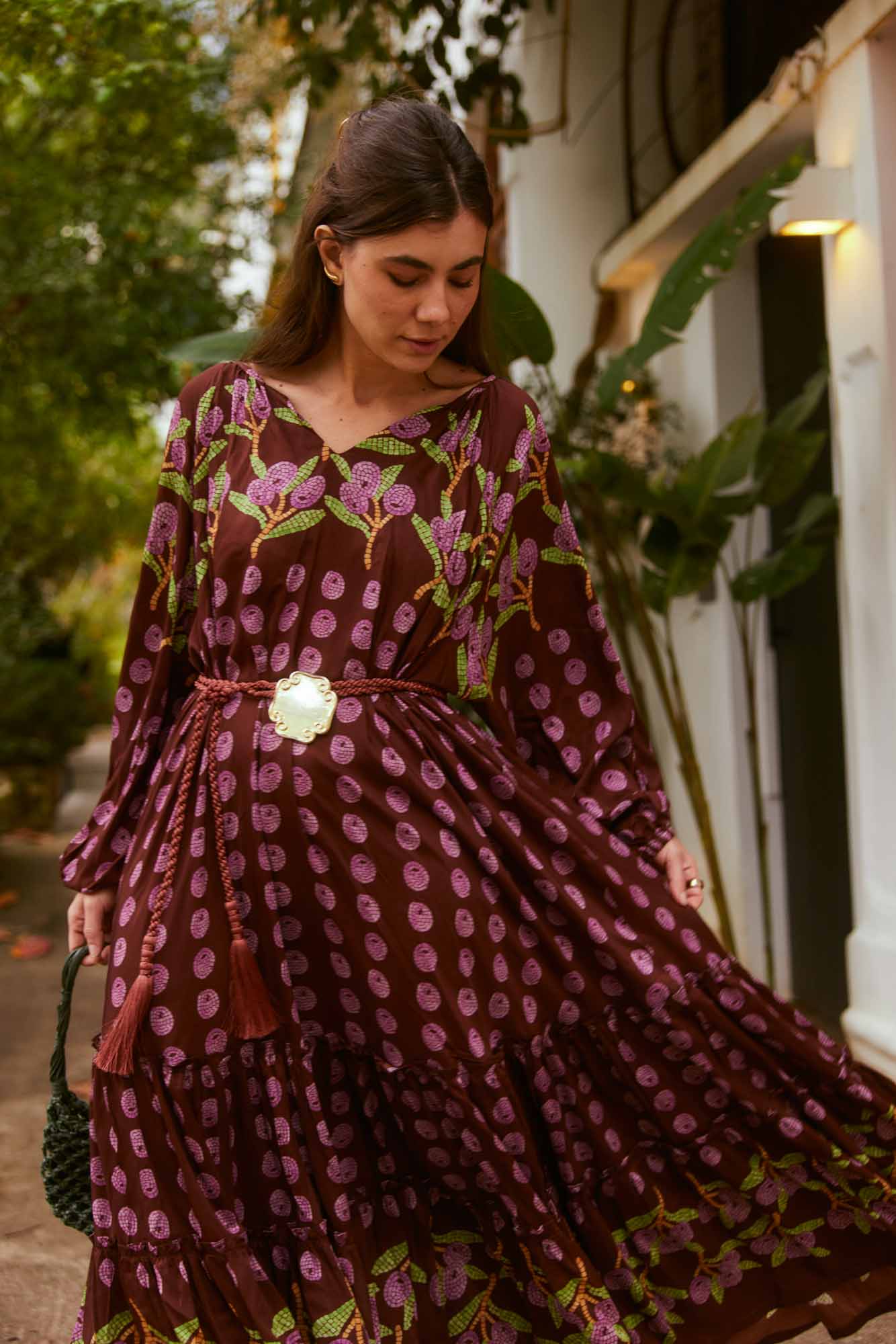 Vestido Maxi Oliva