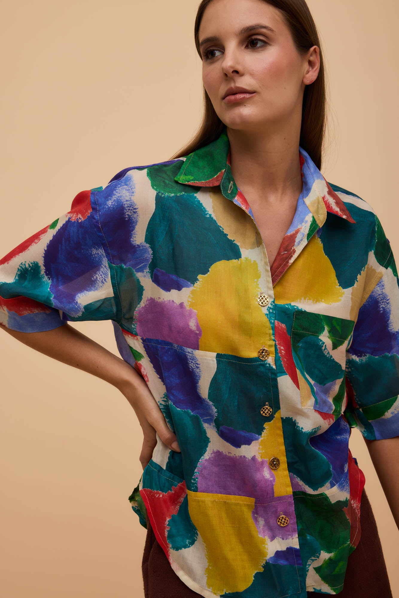 Camisa Seda Amor Origens