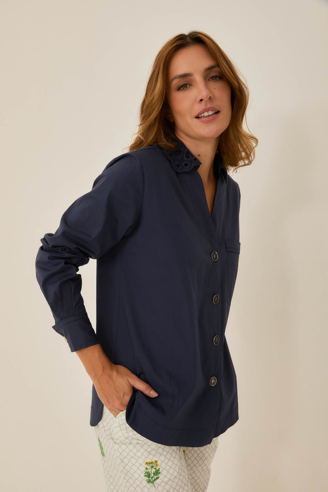 Deep Blue Shirt