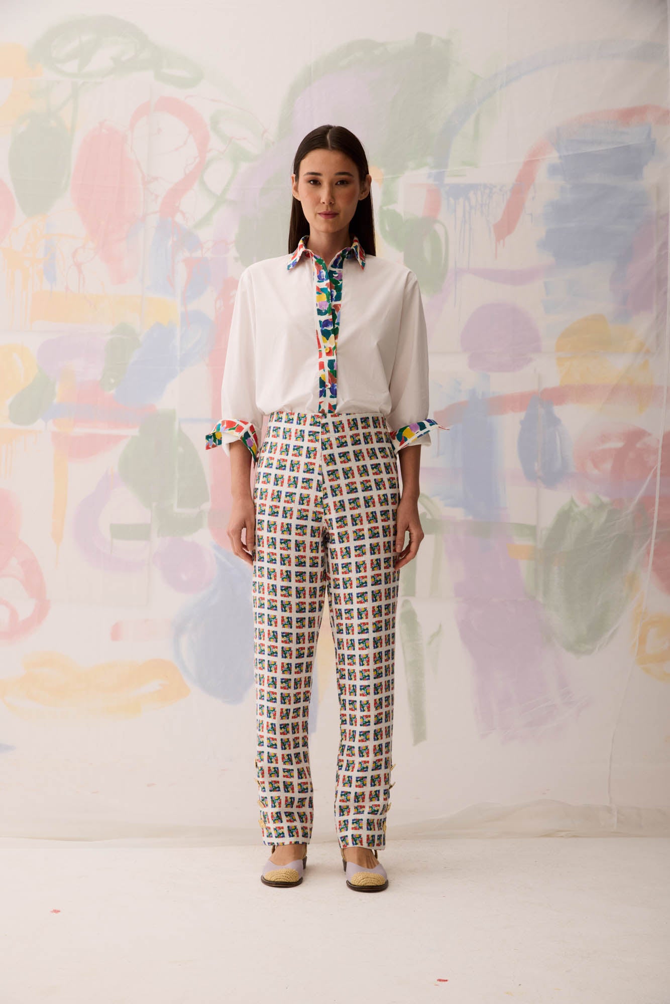 Checkered pants