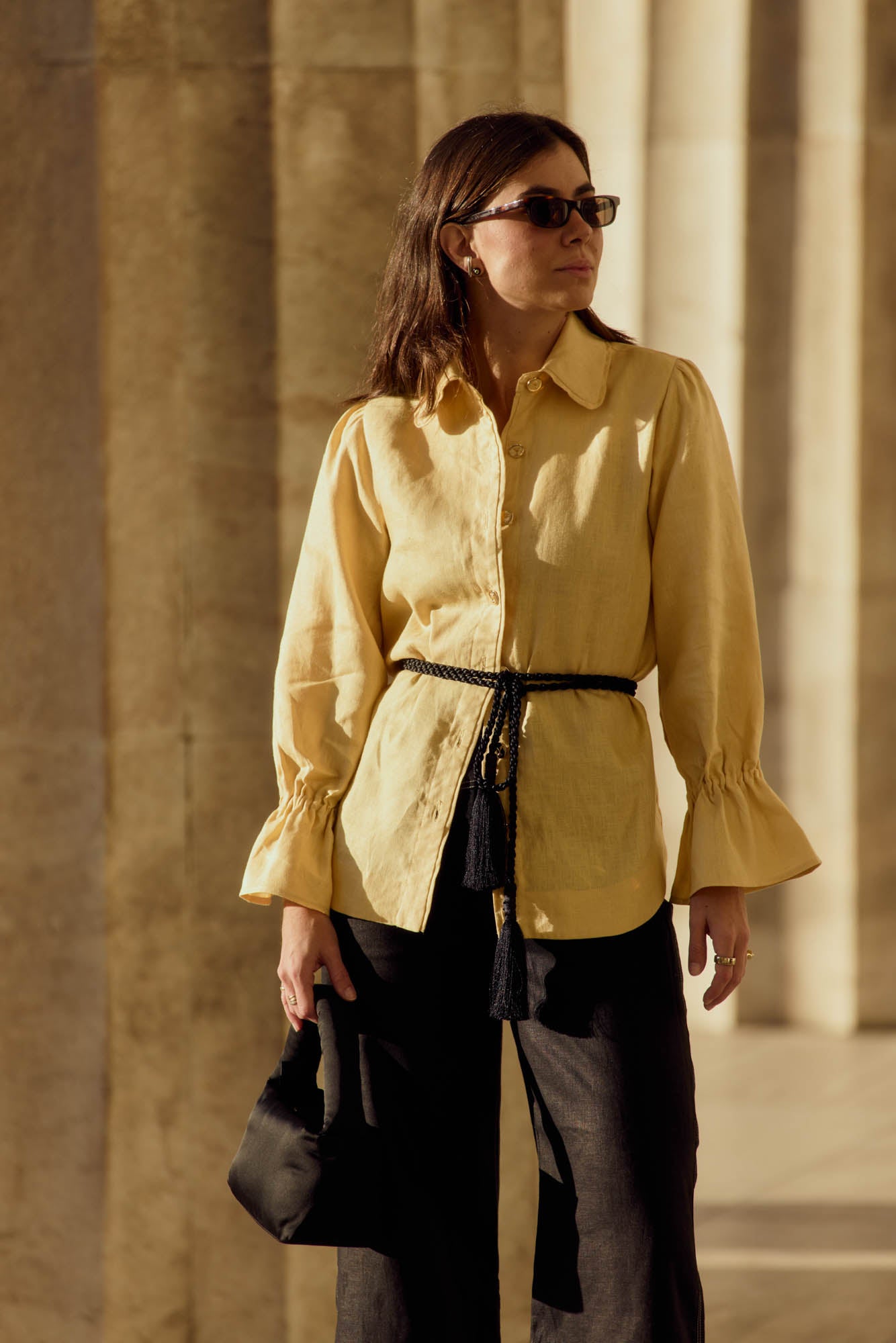 Camisa Amarelo Champagne