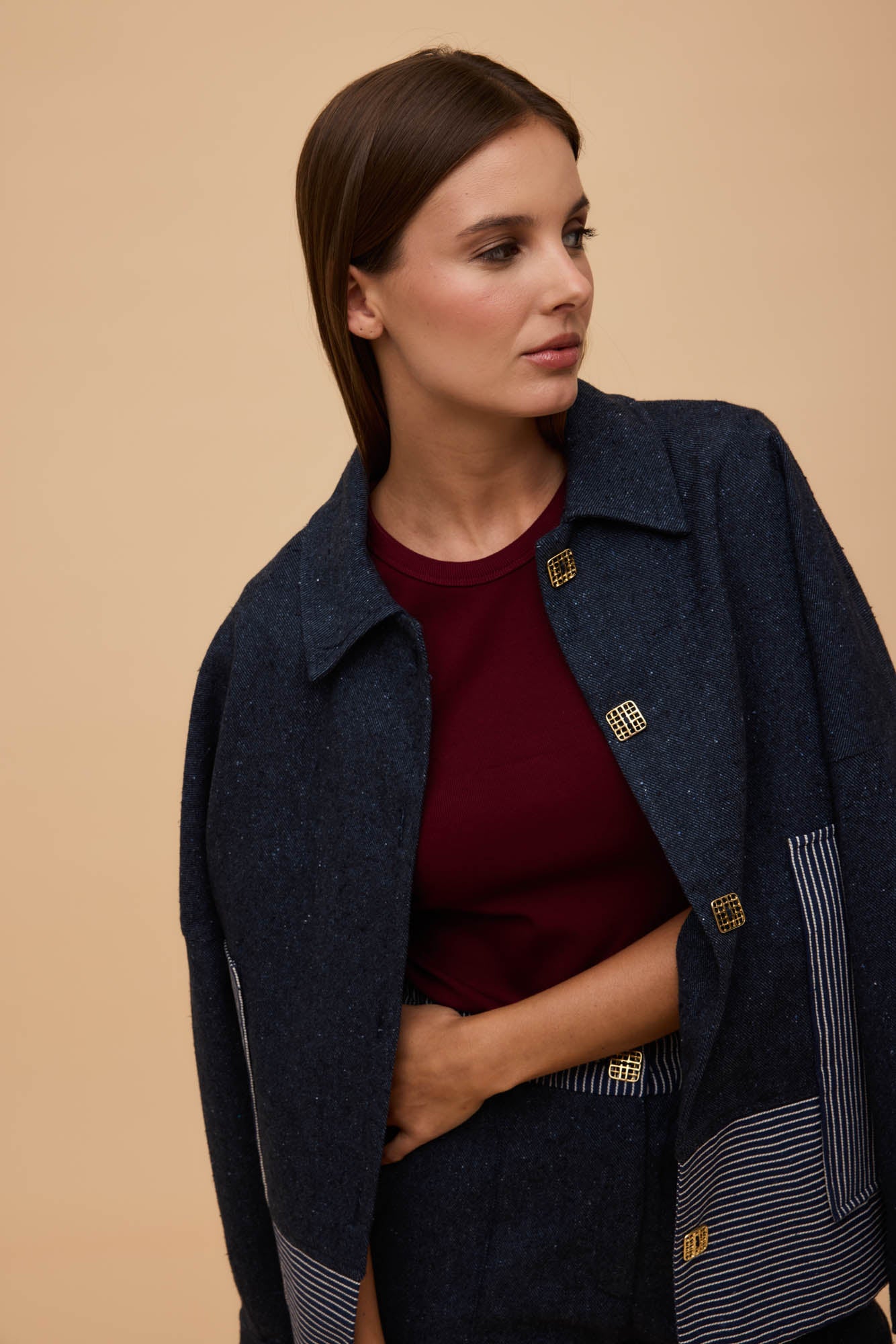 Jaqueta Algodão Jeans