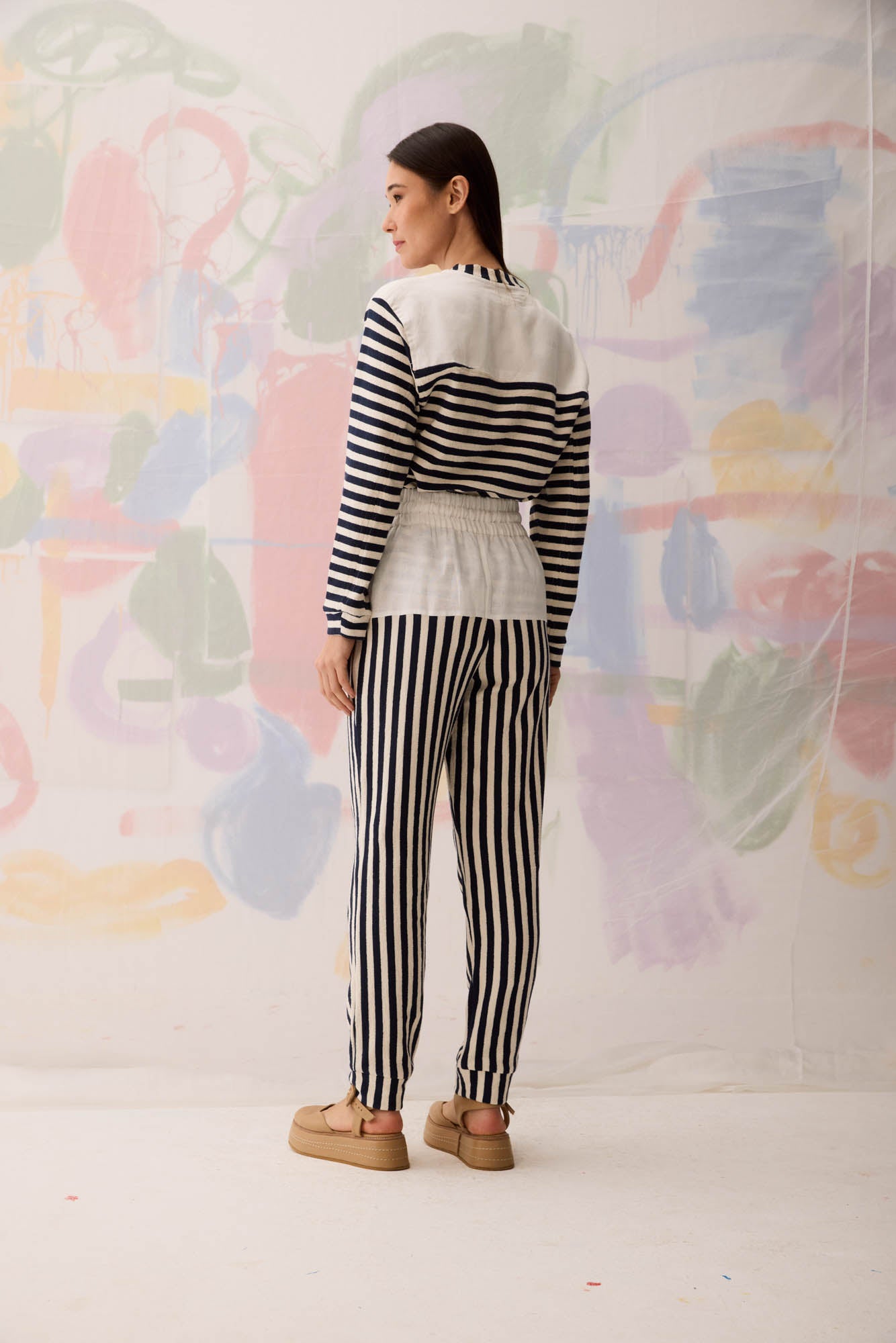Linen Waistband Pants