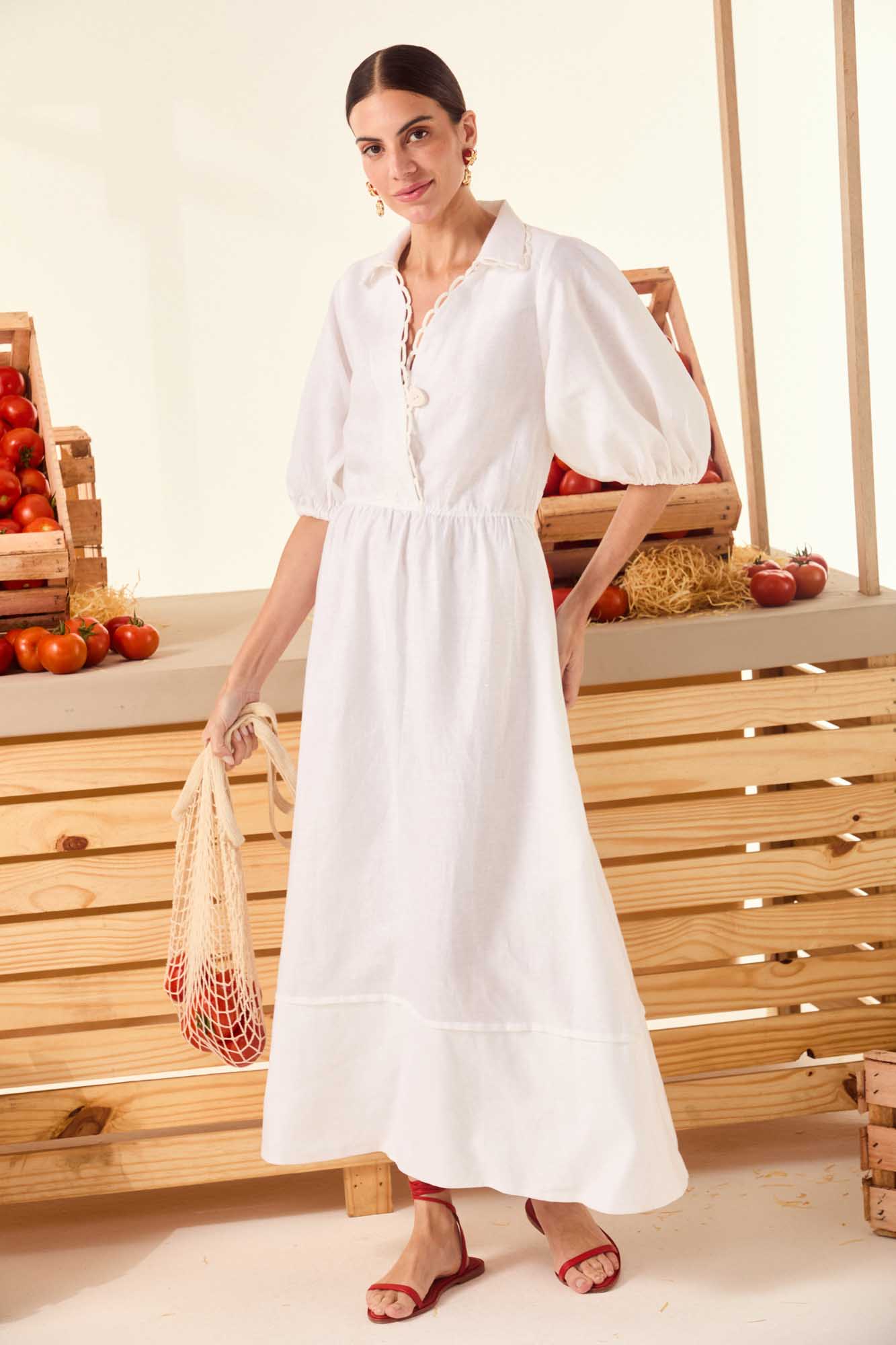 Flor de Sal Shirt Dress
