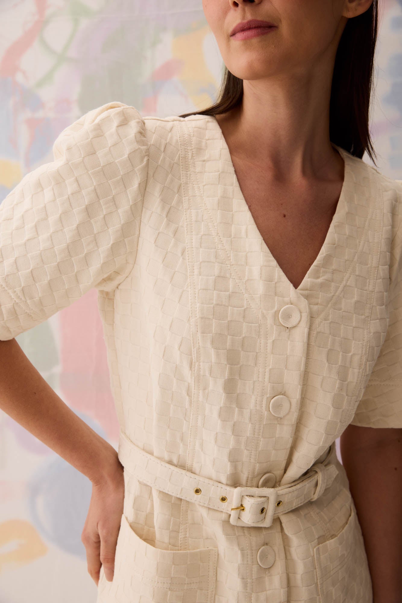 Canvas Vest Dress