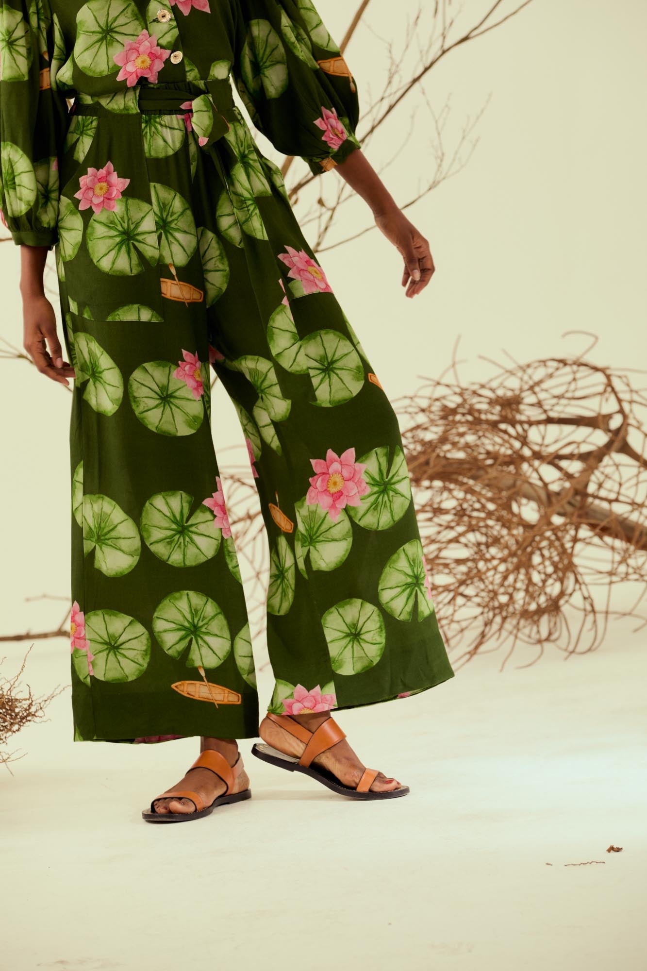 Victoria Regia Wide Leg Pants