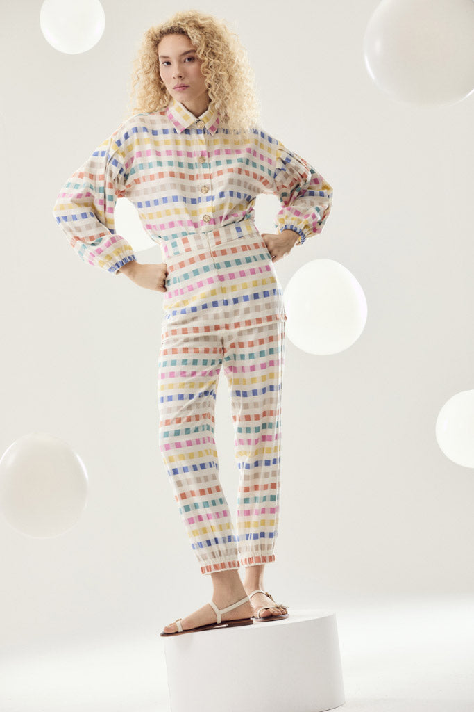 Astral Plaid Flap Pants