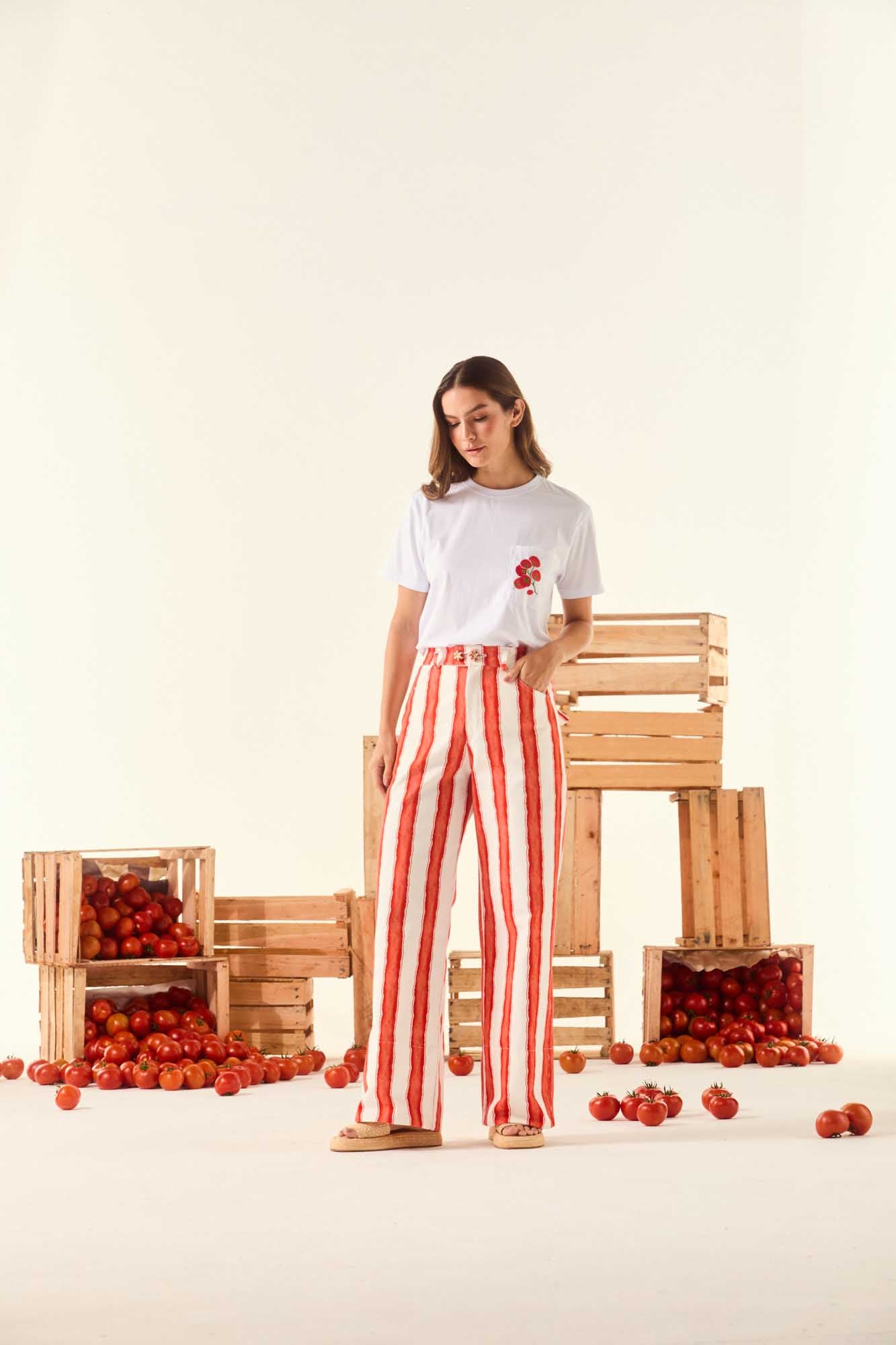 Roman Curve Twill Trousers