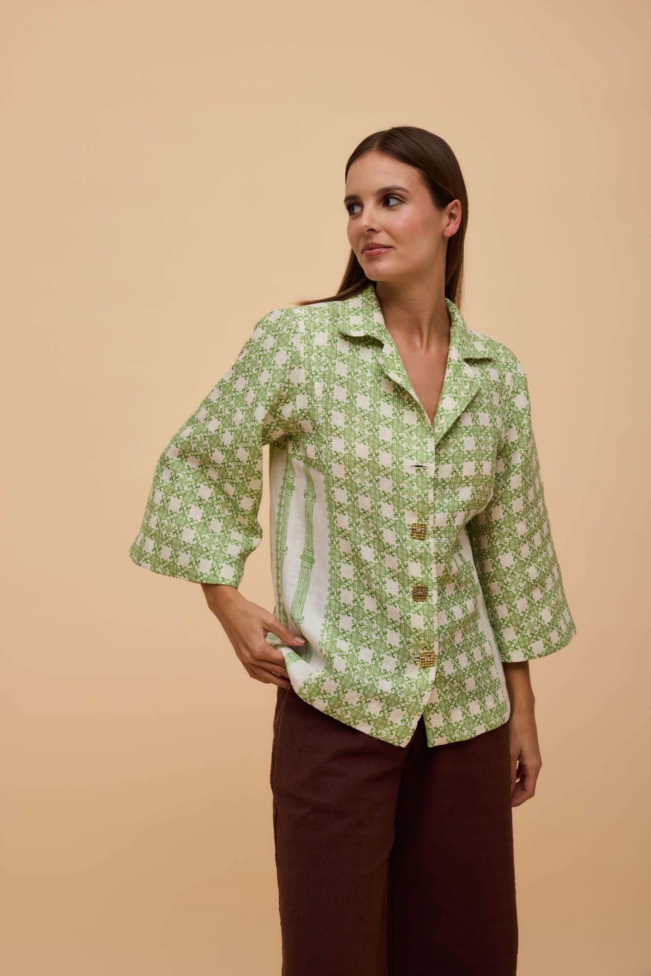 Camisa Maxi Manga Olimpo