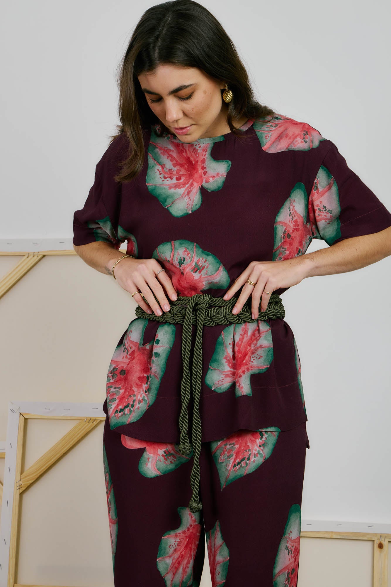 Green Rope Belt