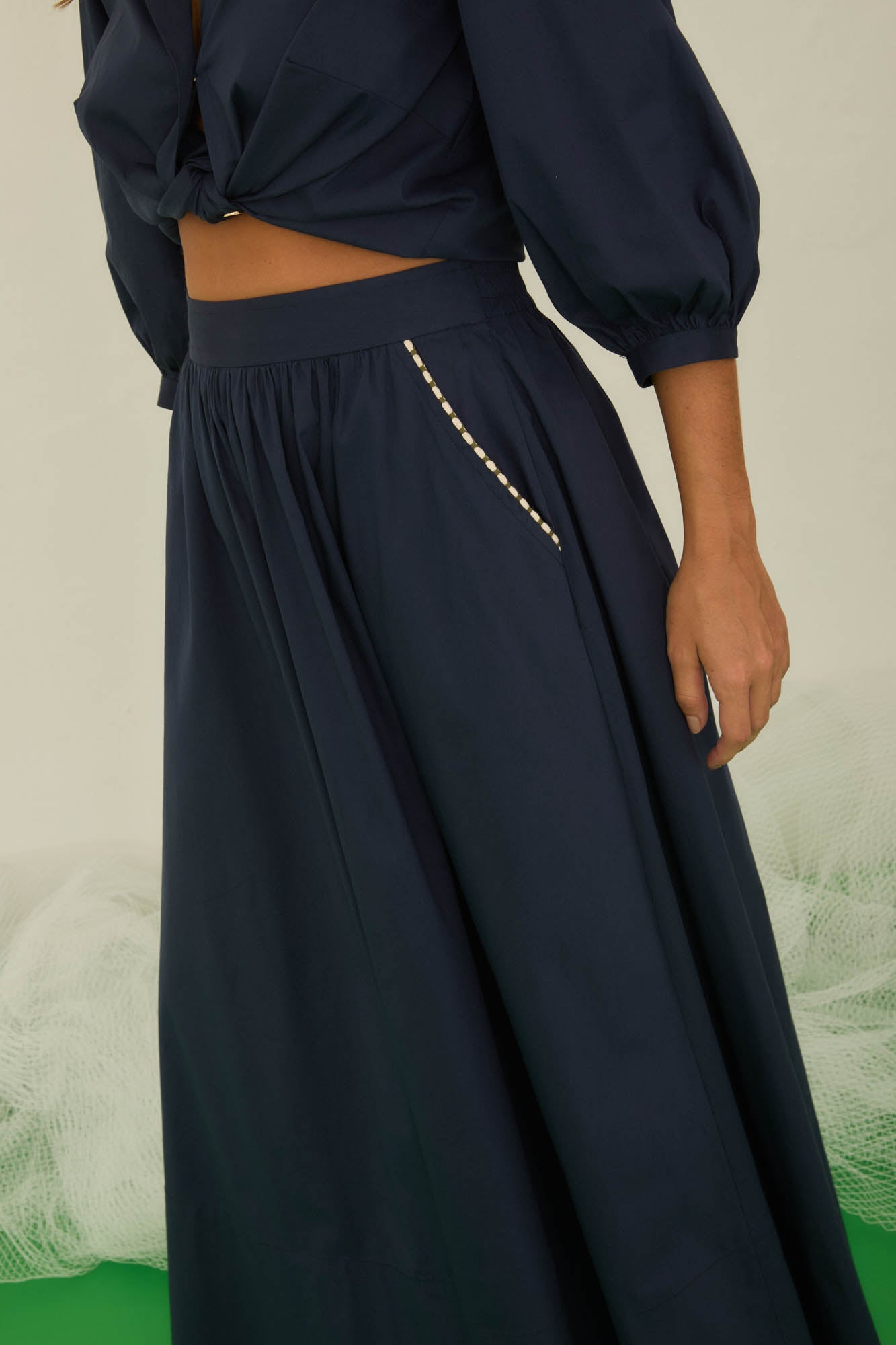 Deep Blue Skirt