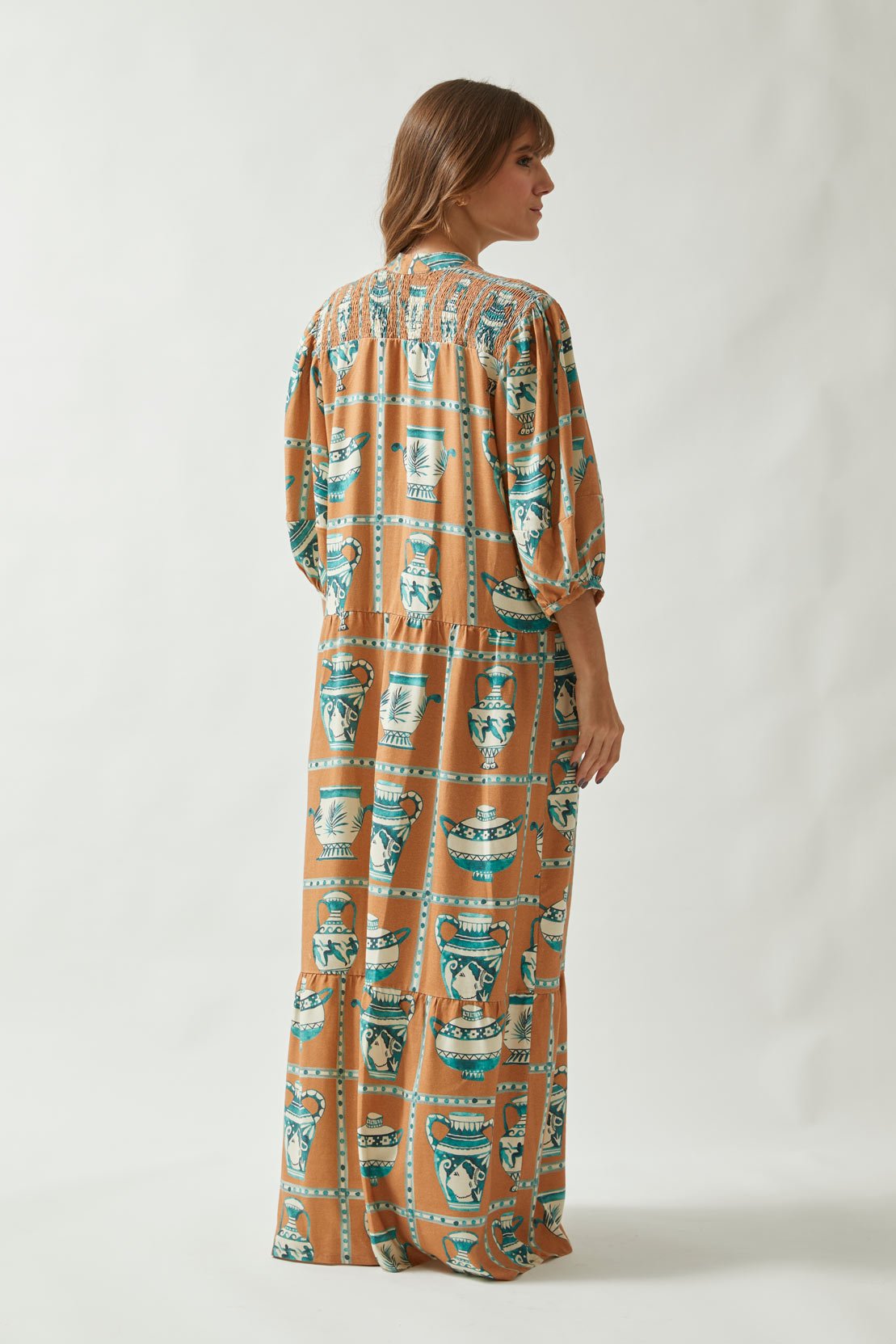 Vestido Ombro Lastex Amphora Quente