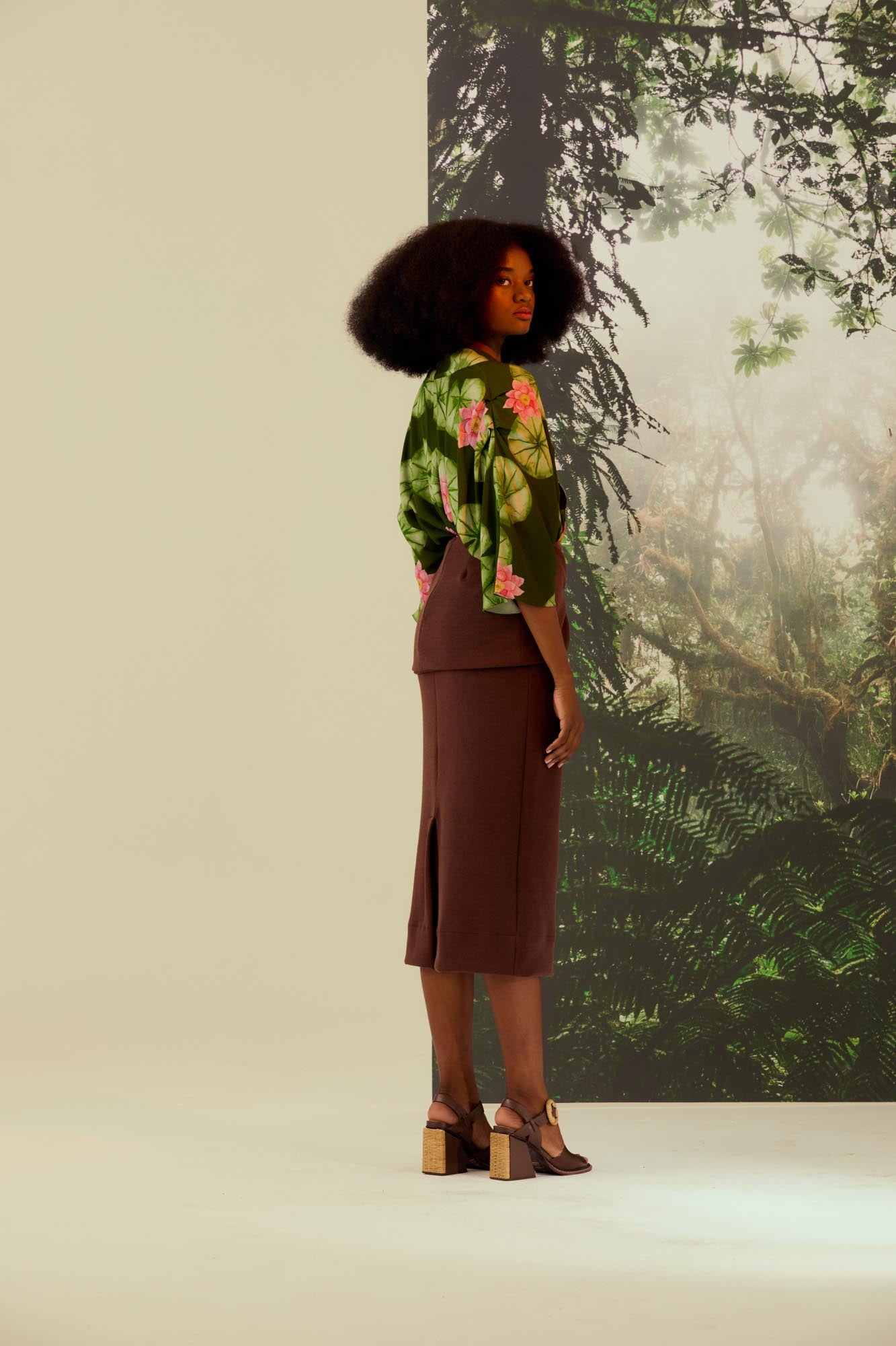 Twisted Flap Skirt