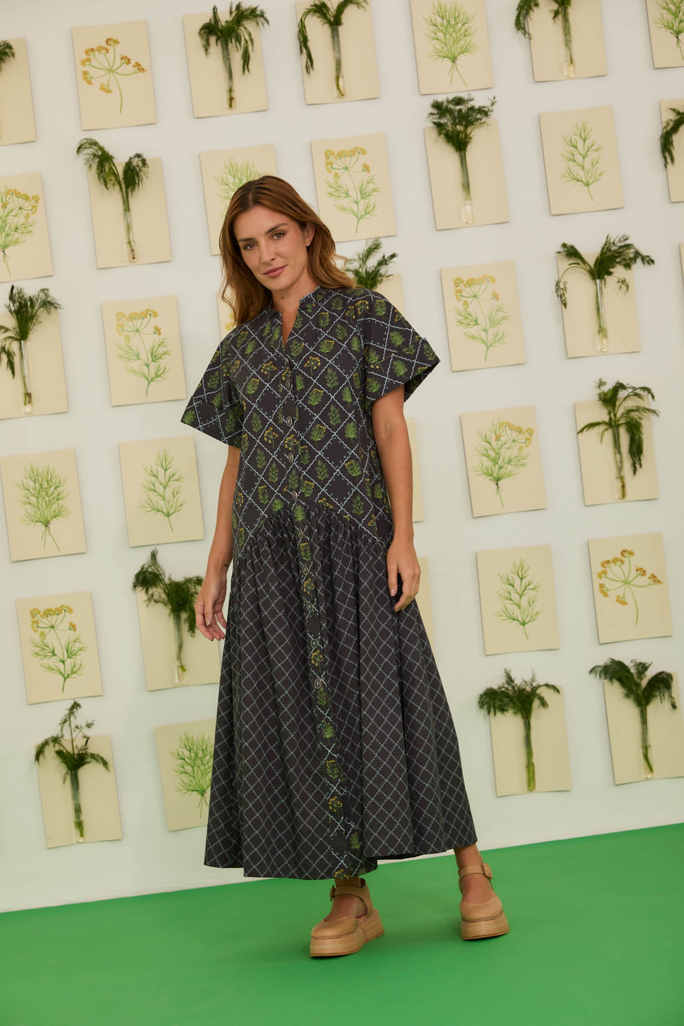 Dill Wave Dress
