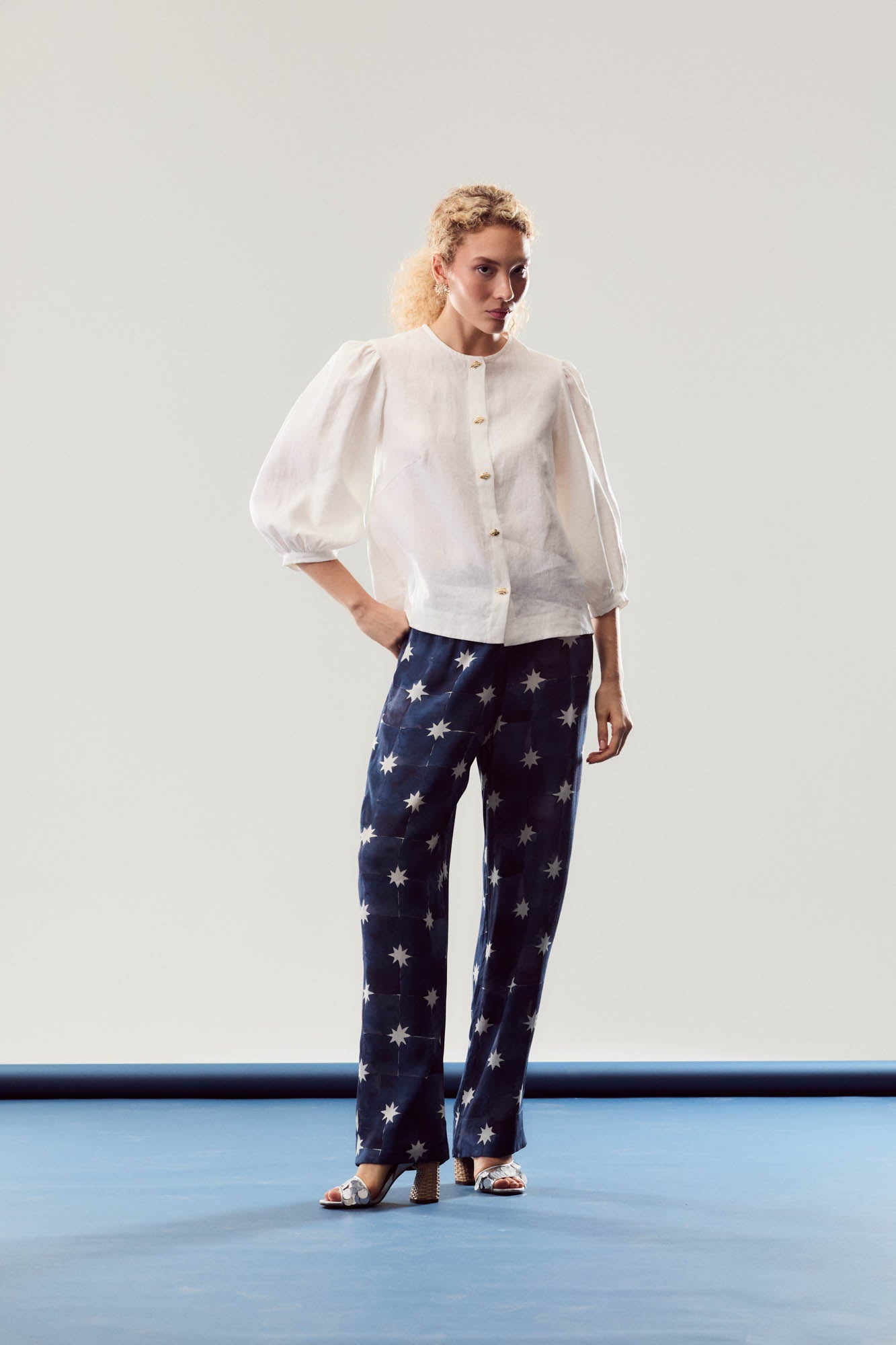 Saturn Button-Down Blouse