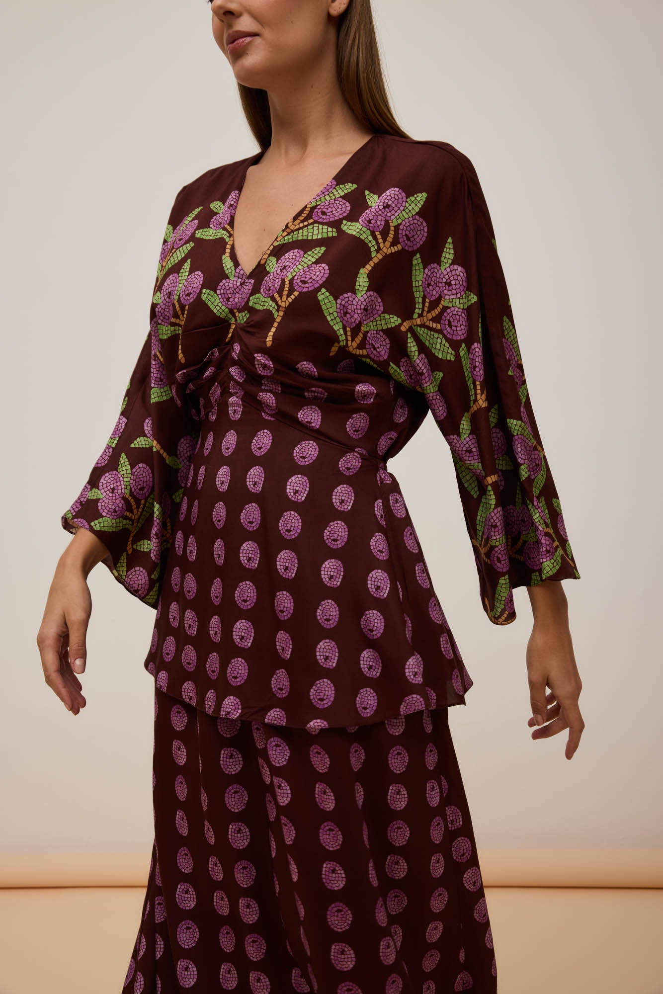 Vestido Pala Babado Oliva