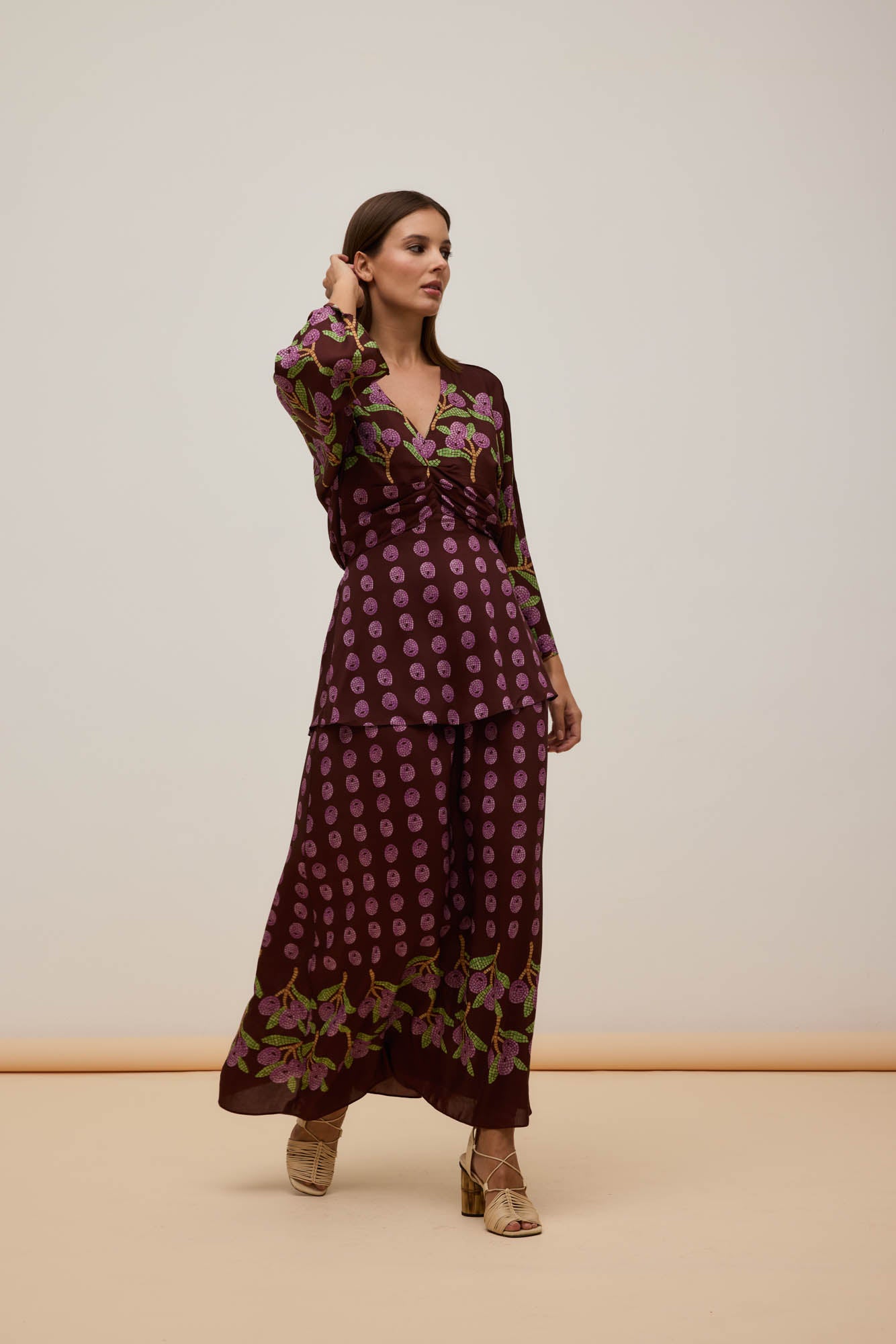 Vestido Pala Babado Oliva