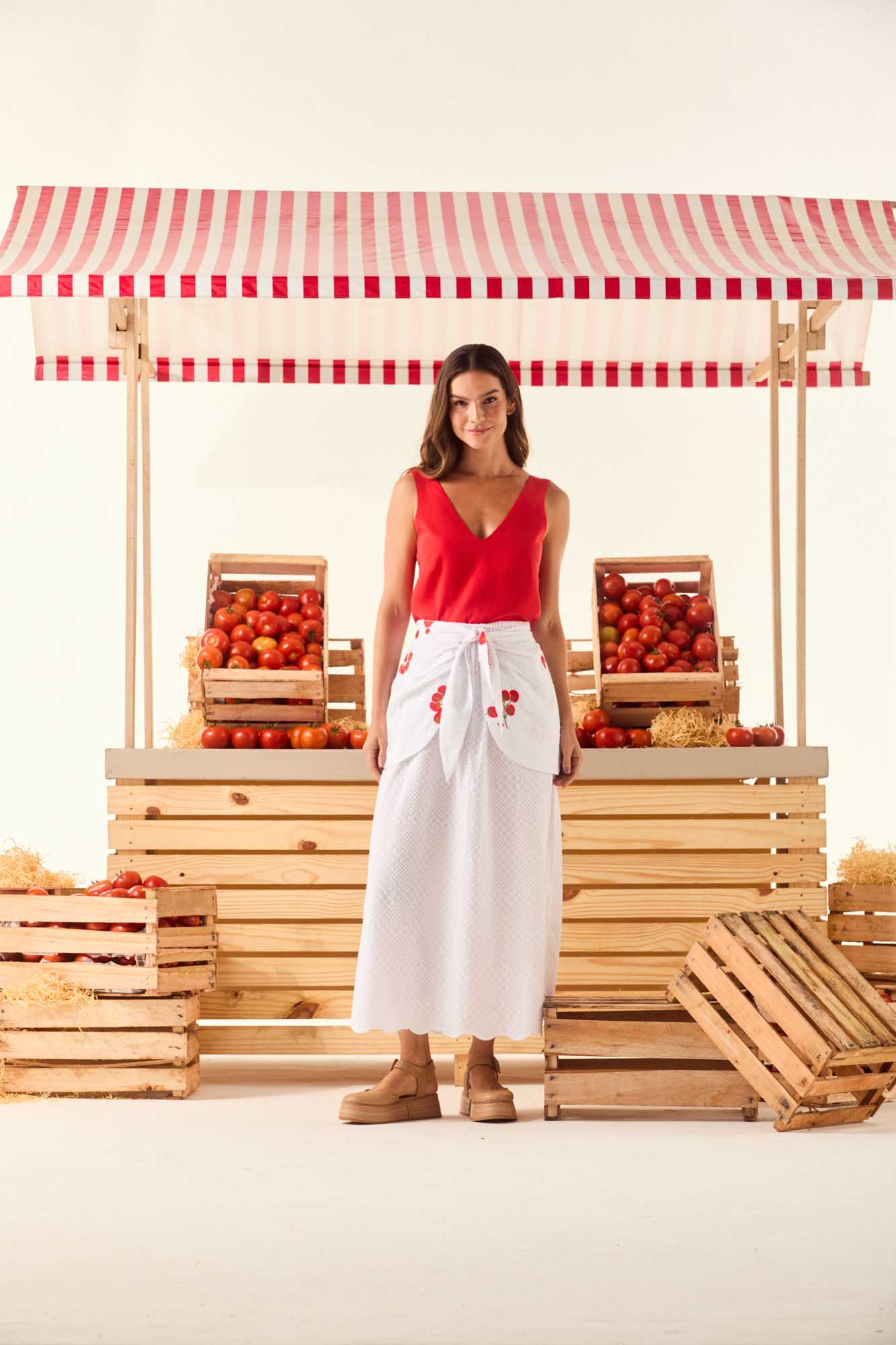 Pomodorino Laise Skirt