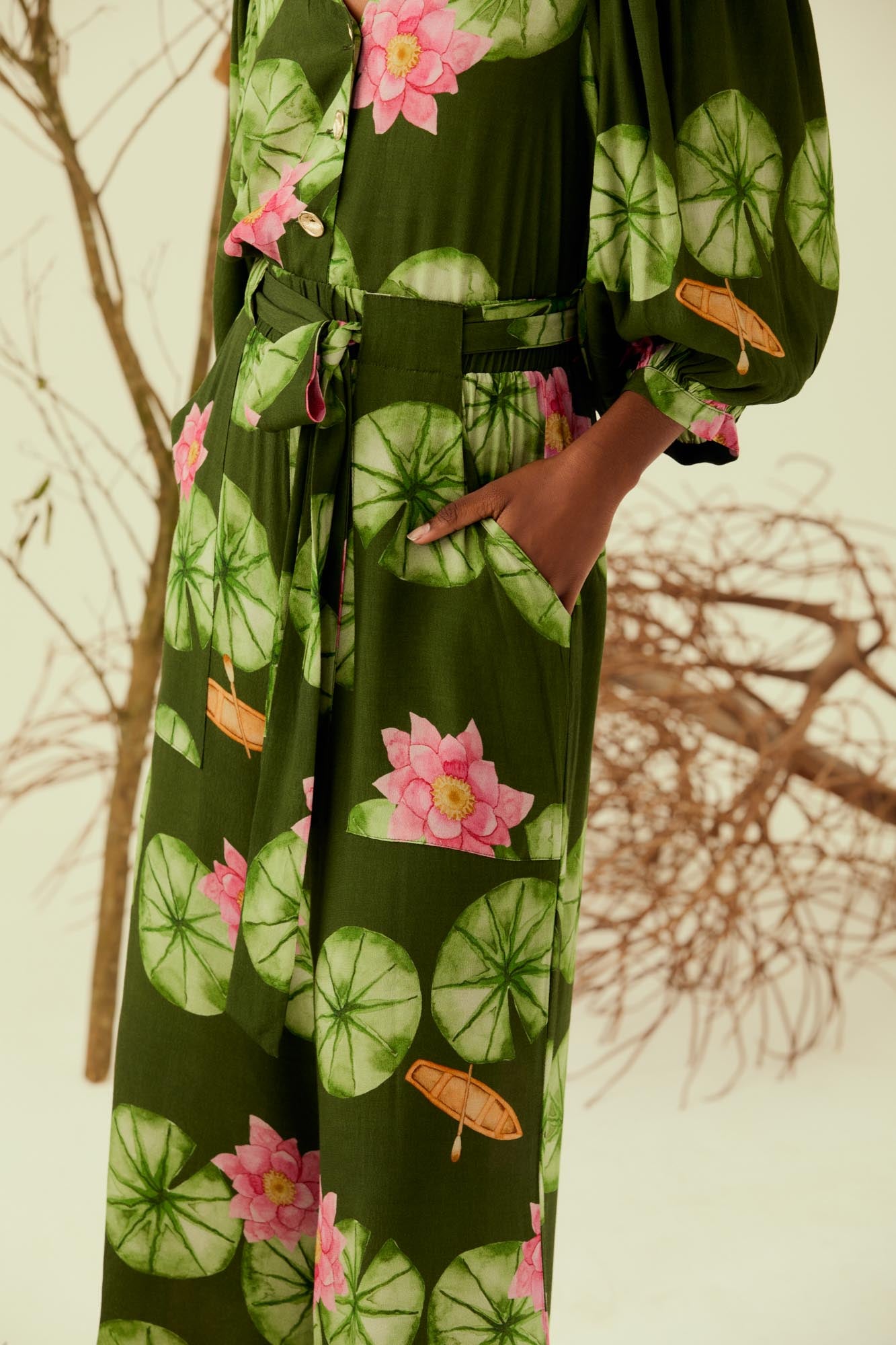 Victoria Regia Wide Leg Pants