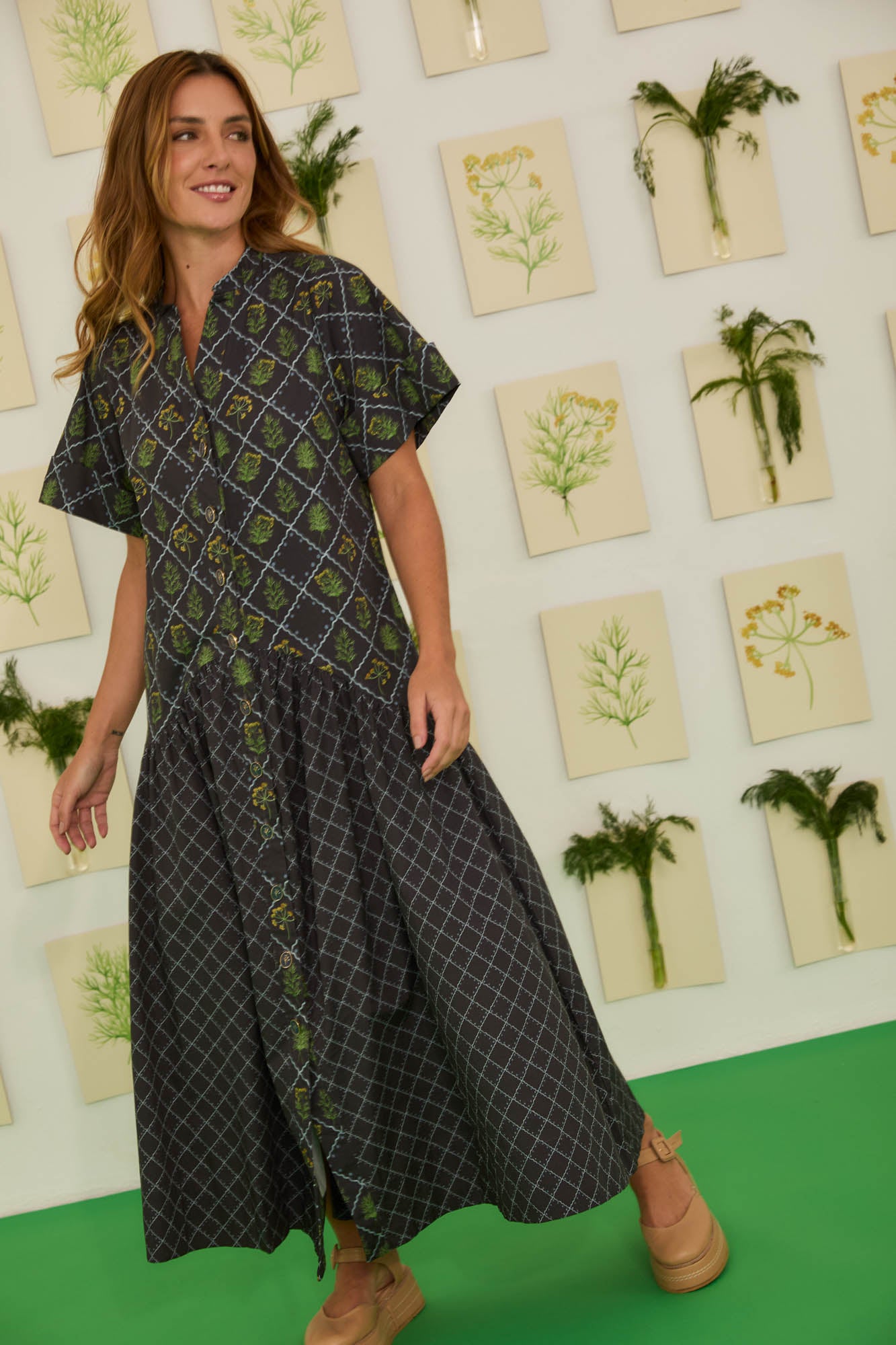 Dill Wave Dress