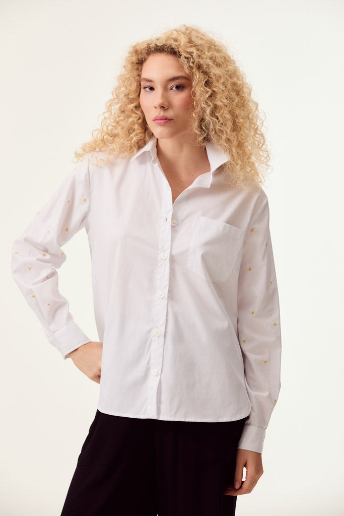 Classic Star Embroidered Shirt