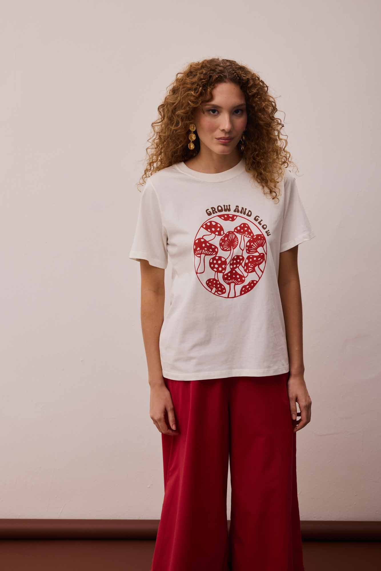 Tshirt Cogumelo Glow