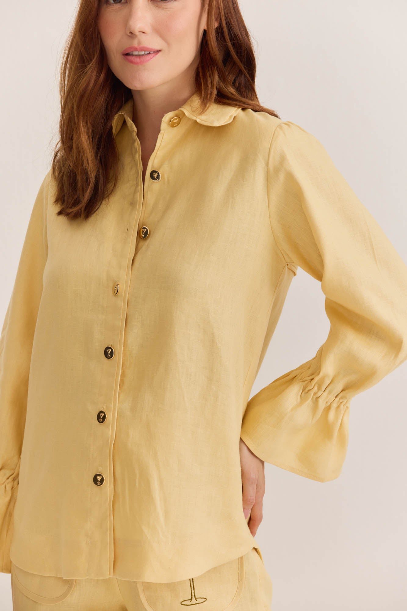 Camisa Amarelo Champagne