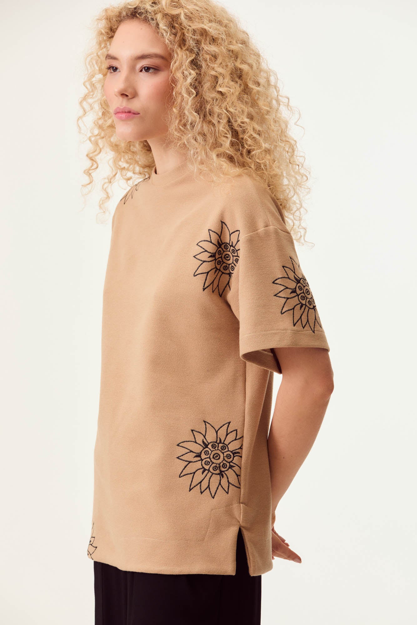 Over Size Embroidered T-Shirt