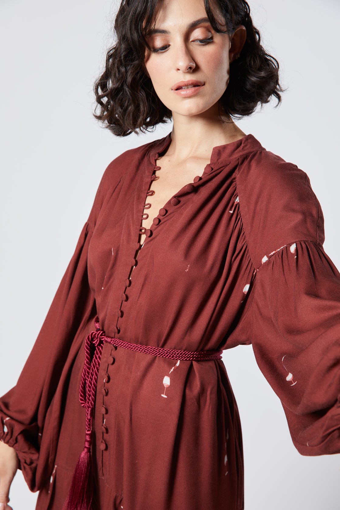 Vestido Abotoamento Est. Mergulhadora