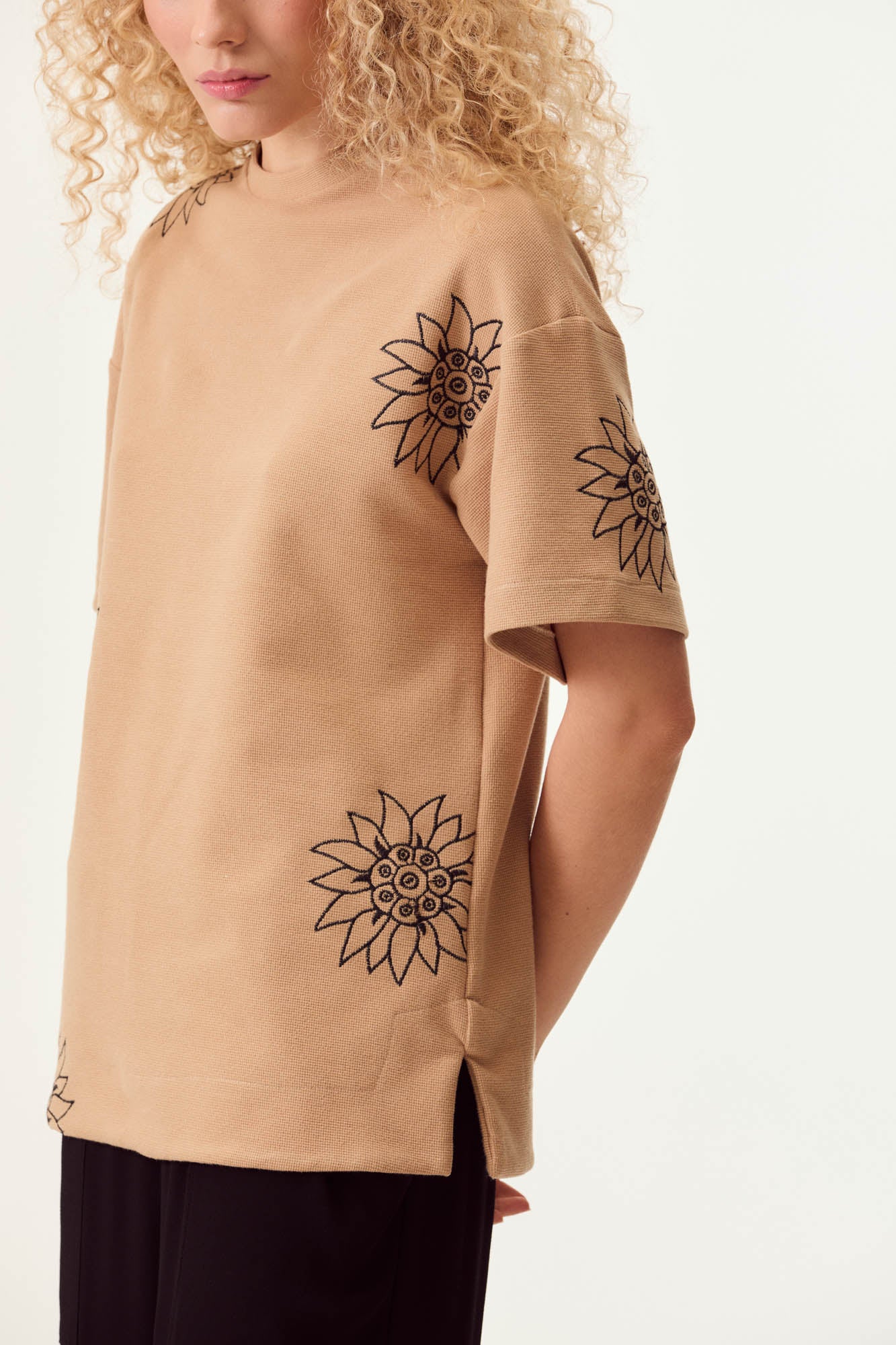 Over Size Embroidered T-Shirt