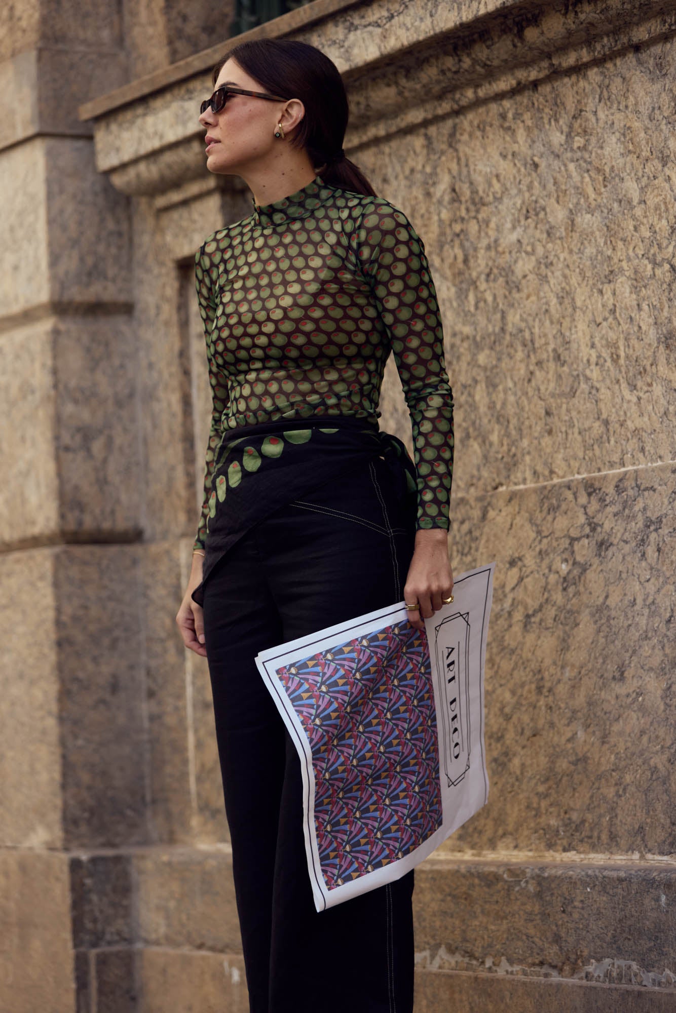 Blusa Tule Martini Poá